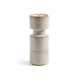 Farmhouse Candle Holders Wooden Small Pillar